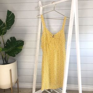 Yellow American Eagle floral dress
